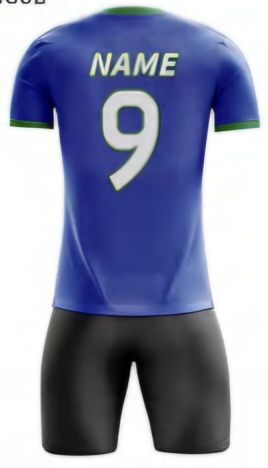 Blau Diagonal-Pinsel Hinten