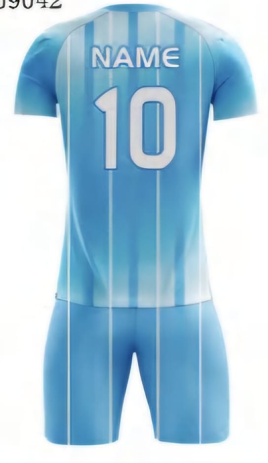 Blau Diagonal-Pinsel Hinten