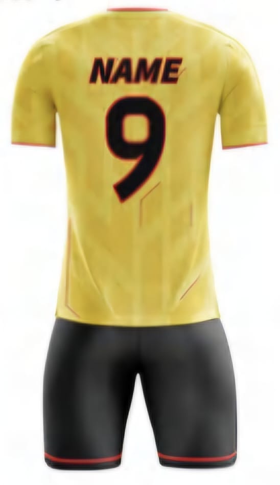 Gelb Einfarbig Hinten