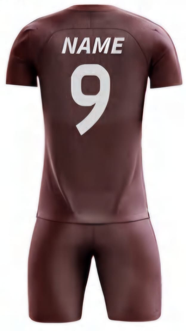 Bordeaux Streifen Hinten