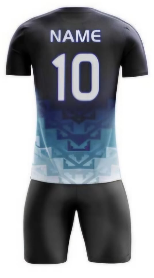 Dunkelblau Pixel Hinten