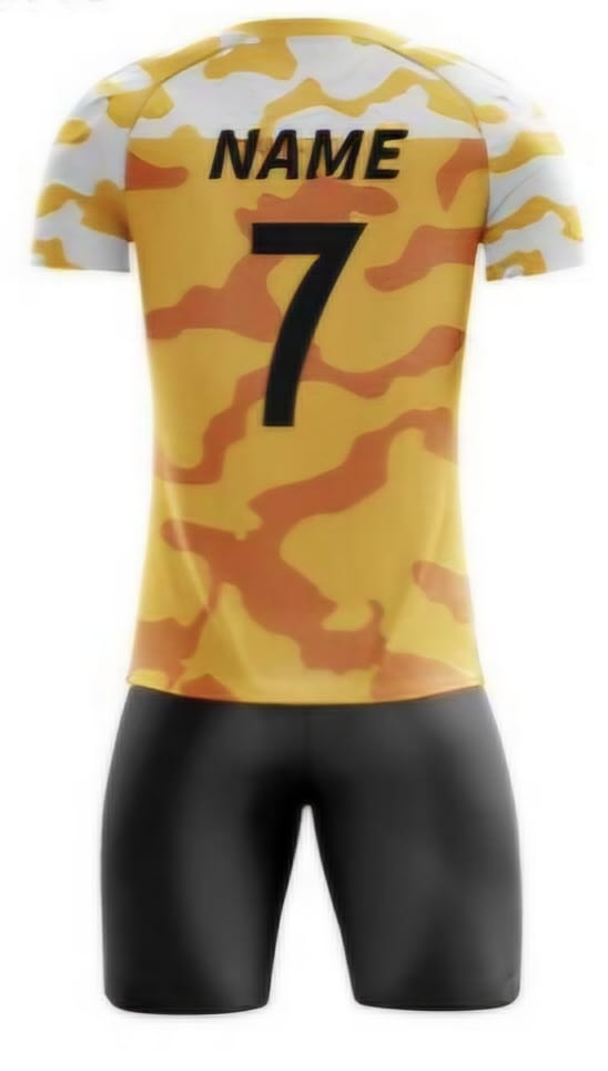 Gelb/Orange Camo Hinten