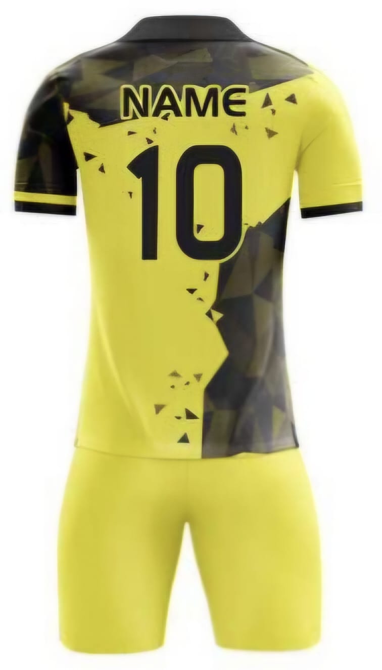 Gelb/Schwarz Blitz Hinten