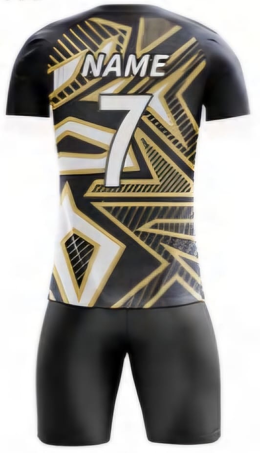 Gelb/Schwarz Wolken Hinten