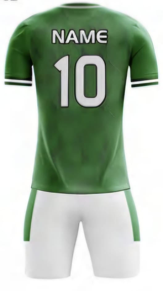 Grün Einfarbig Hinten