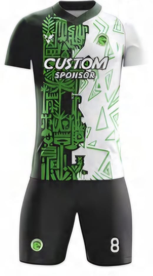 Grün/Weiß Mehrfarbig