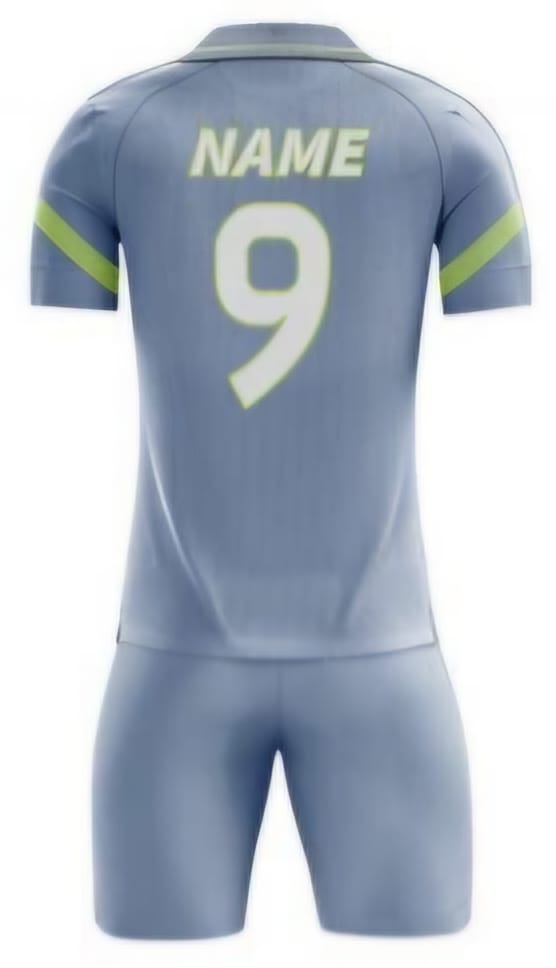 Hellblau Blatt Hinten