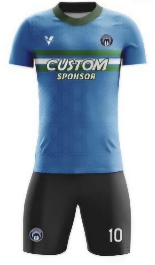 Hellblau/Grün Einfarbig