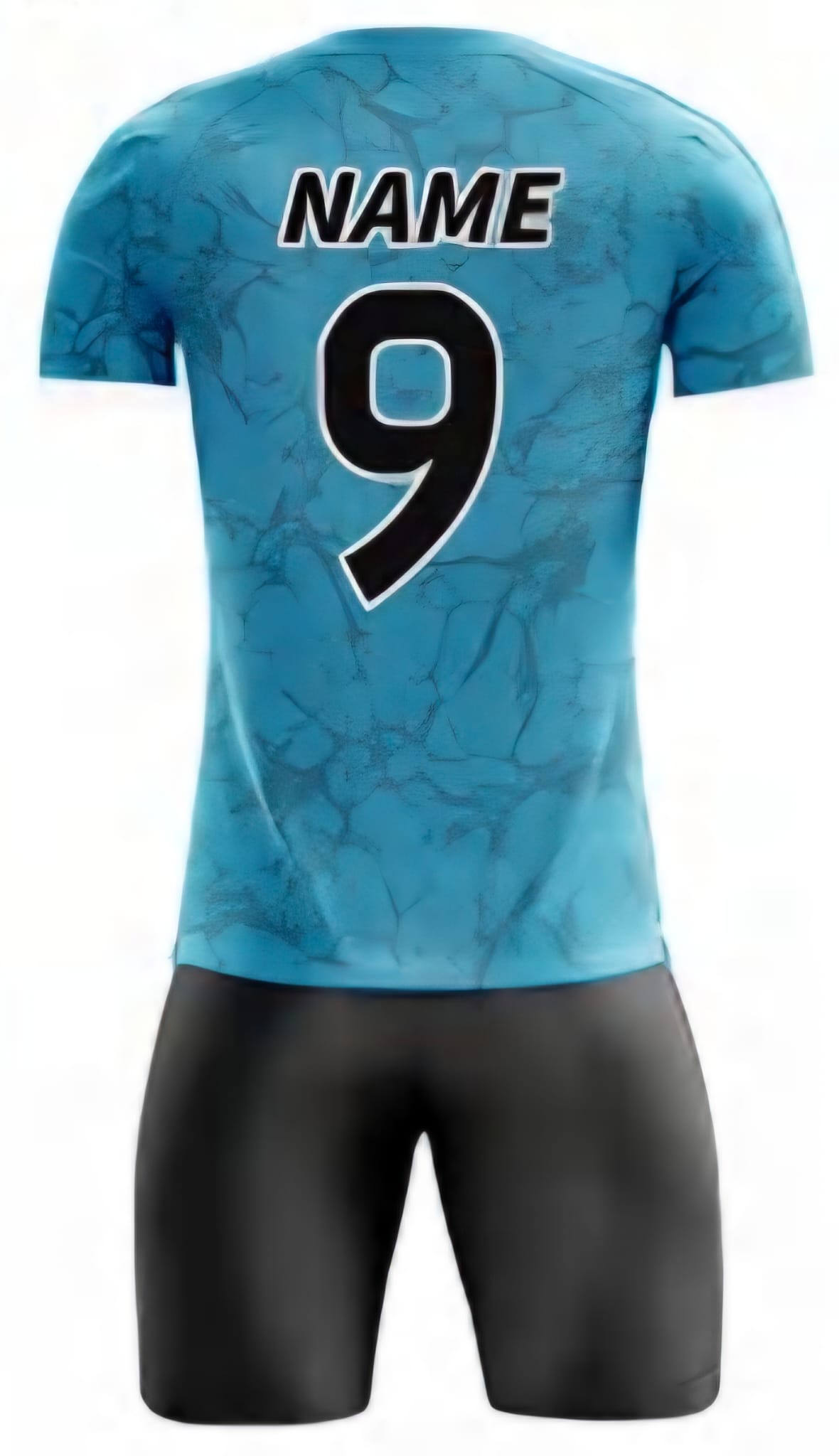 Hellblau Marmor Hinten