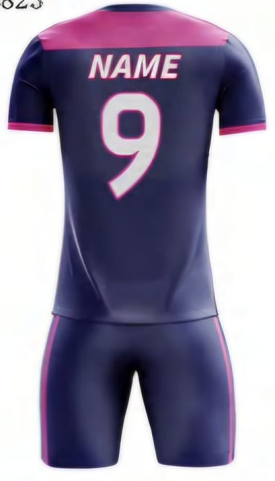 Lila Streifen Hinten