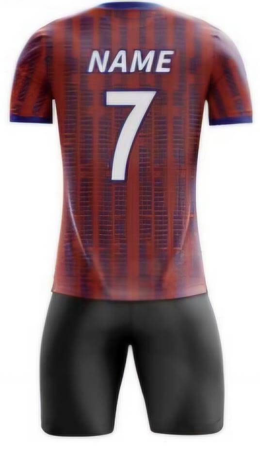 Rot/Blau Streifen Hinten