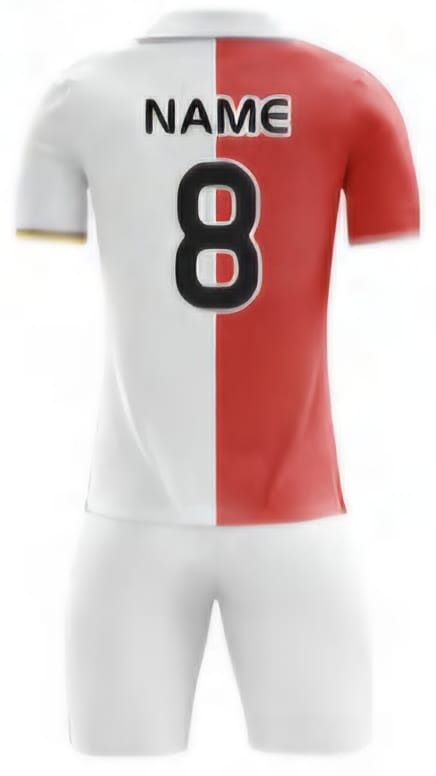 Rot/Weiß Streifen Hinten