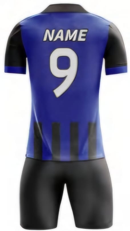 Schwarz/Blau Pinsel Hinten