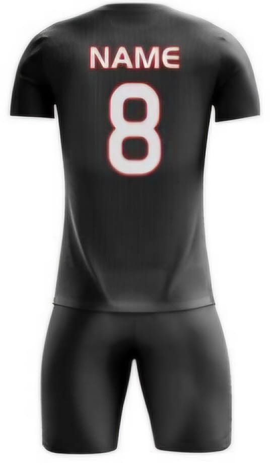 Schwarz/Rot Diagonal Hinten