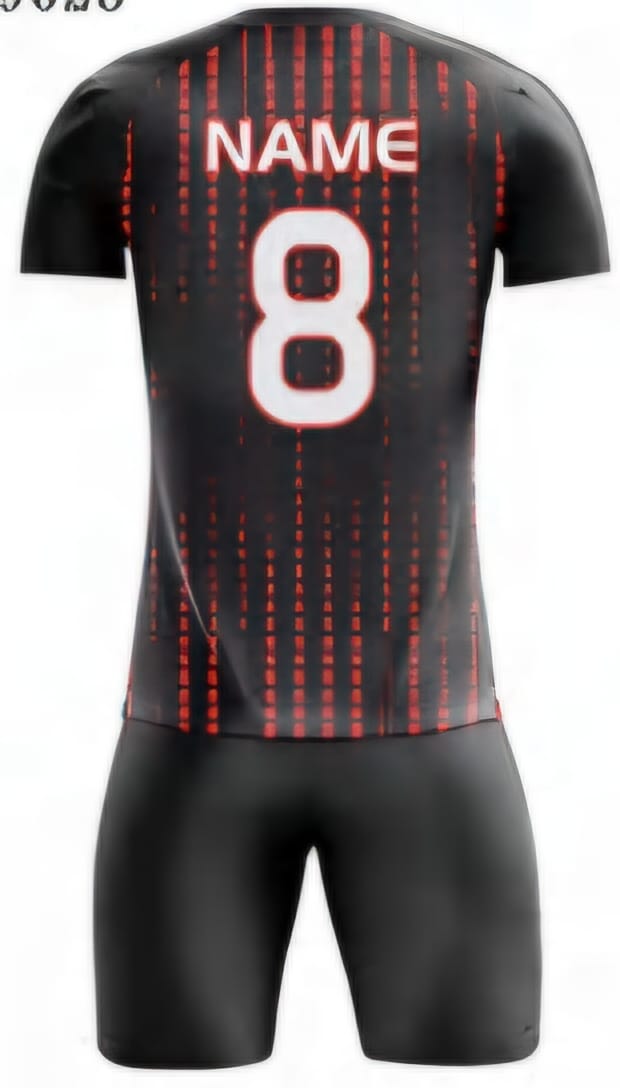 Schwarz Streifen Hinten