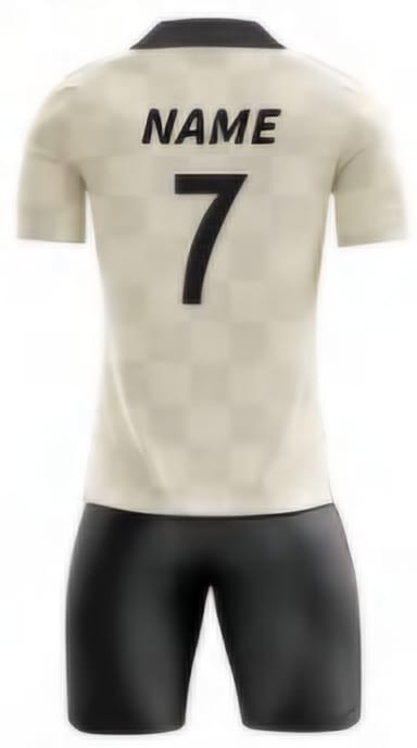 Weiß/Schwarz Block Hinten