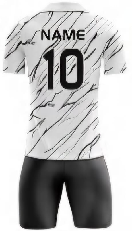 Weiß/Schwarz Diagonal Hinten